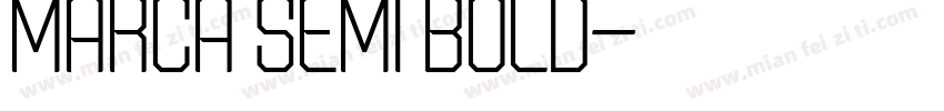 Marca Semi Bold字体转换